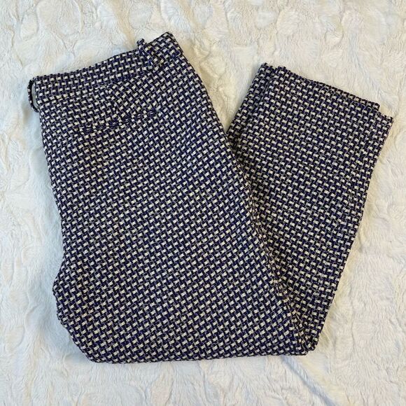 J.Crew Cafe Capri Purple Tweed Pant - Women’s 12 - Picture 2 of 8